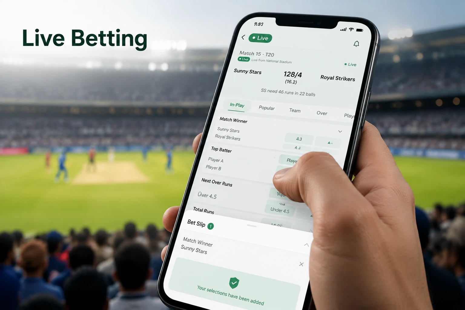 Viewing Betting History